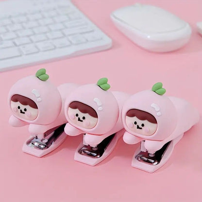 KAWAII RADISH CHARACTER MINI STAPLER