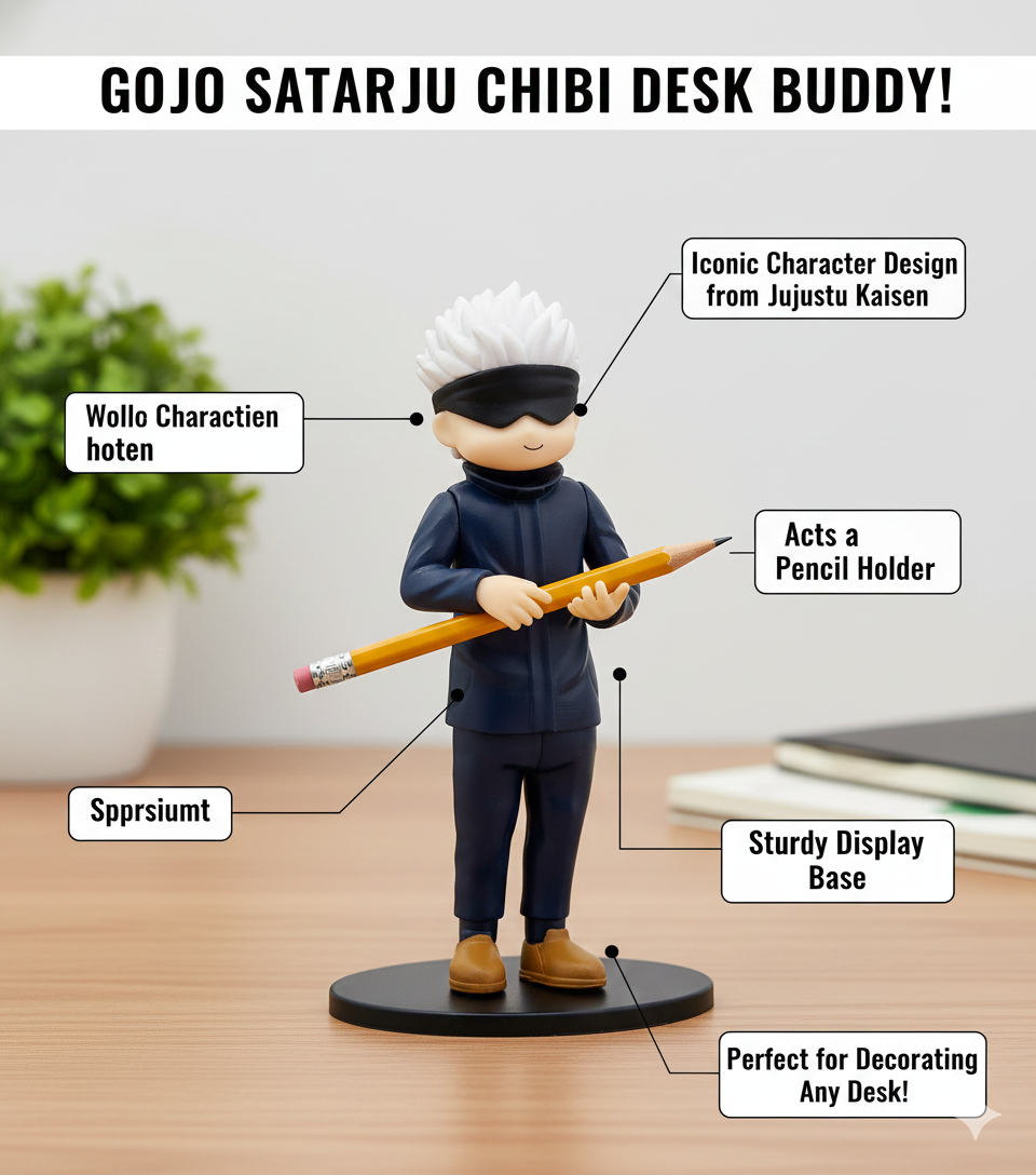 Satoru Gojo Chibi Figure - The Unbeatable Special Grade