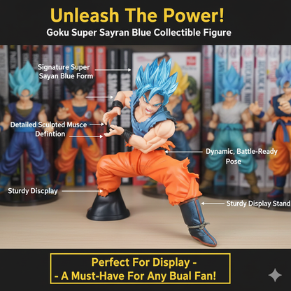 SSGSS Goku Action Figure - Power of the Gods