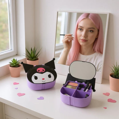 KUROMI FLIP-TOP COSMETIC ORGANIZER