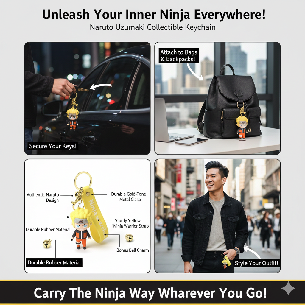 🦊 Naruto Uzumaki Chibi Keychain - Believe It! 💥