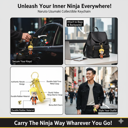 🦊 Naruto Uzumaki Chibi Keychain - Believe It! 💥