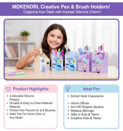 SILICON PEN & BRUSH HOLDERS