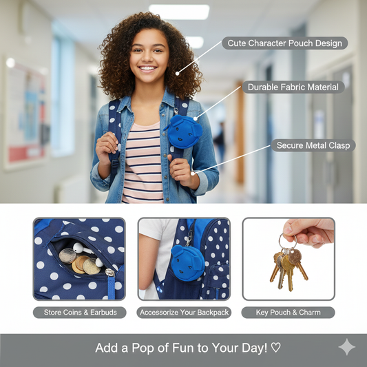 Mini Coin Pouch &amp; Bag Charm