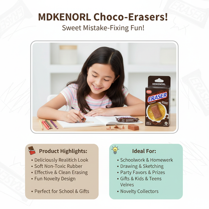 CHOCOLATE CANDY BAR NOVELTY ERASER