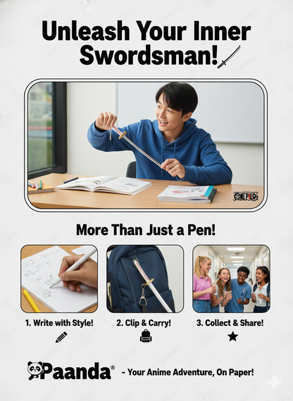 🗡️ Demon Slayer Nichirin Sword Gel Pen - Wield the Blade! 💥
